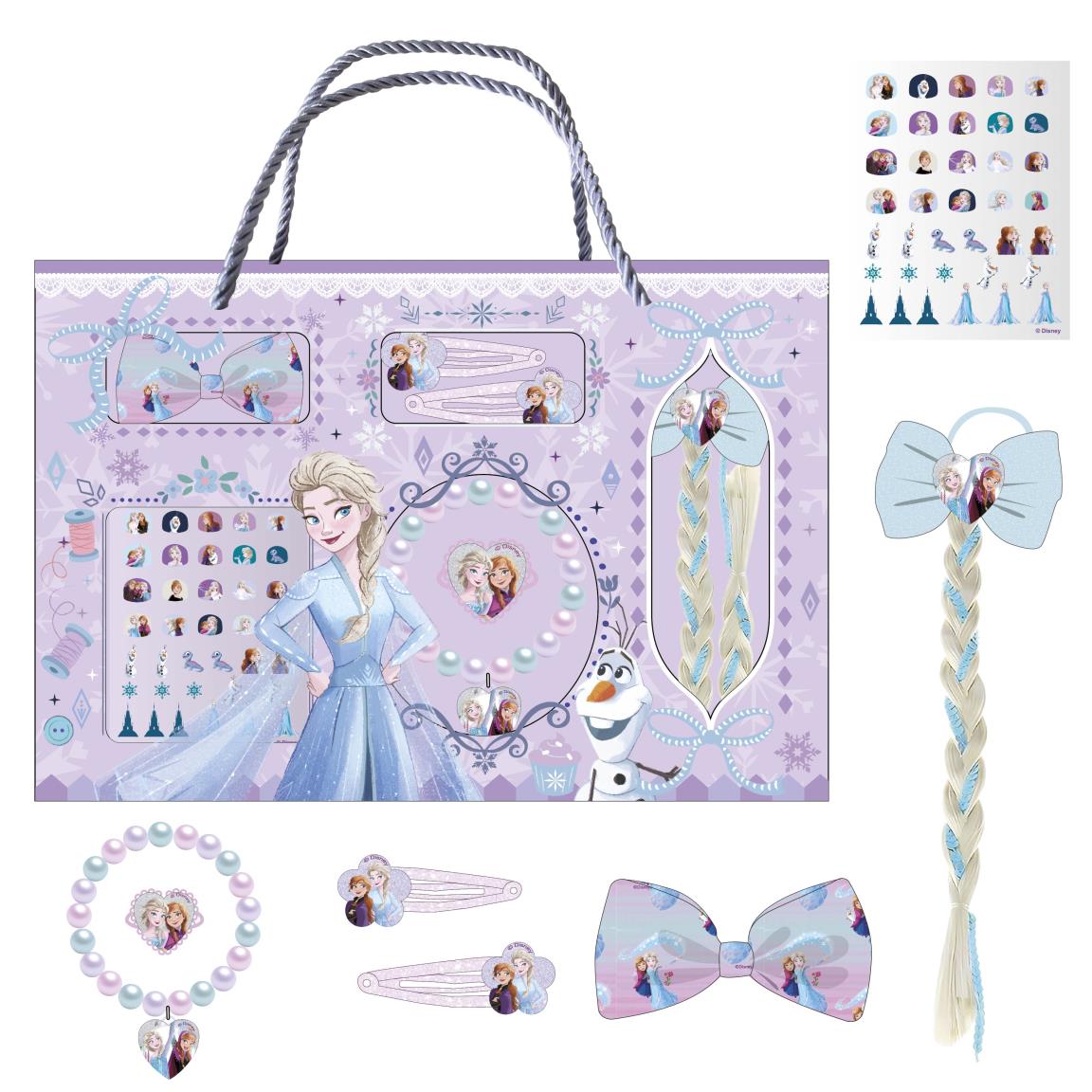 Frozen- Conjunto de acessórios de beleza em caixa