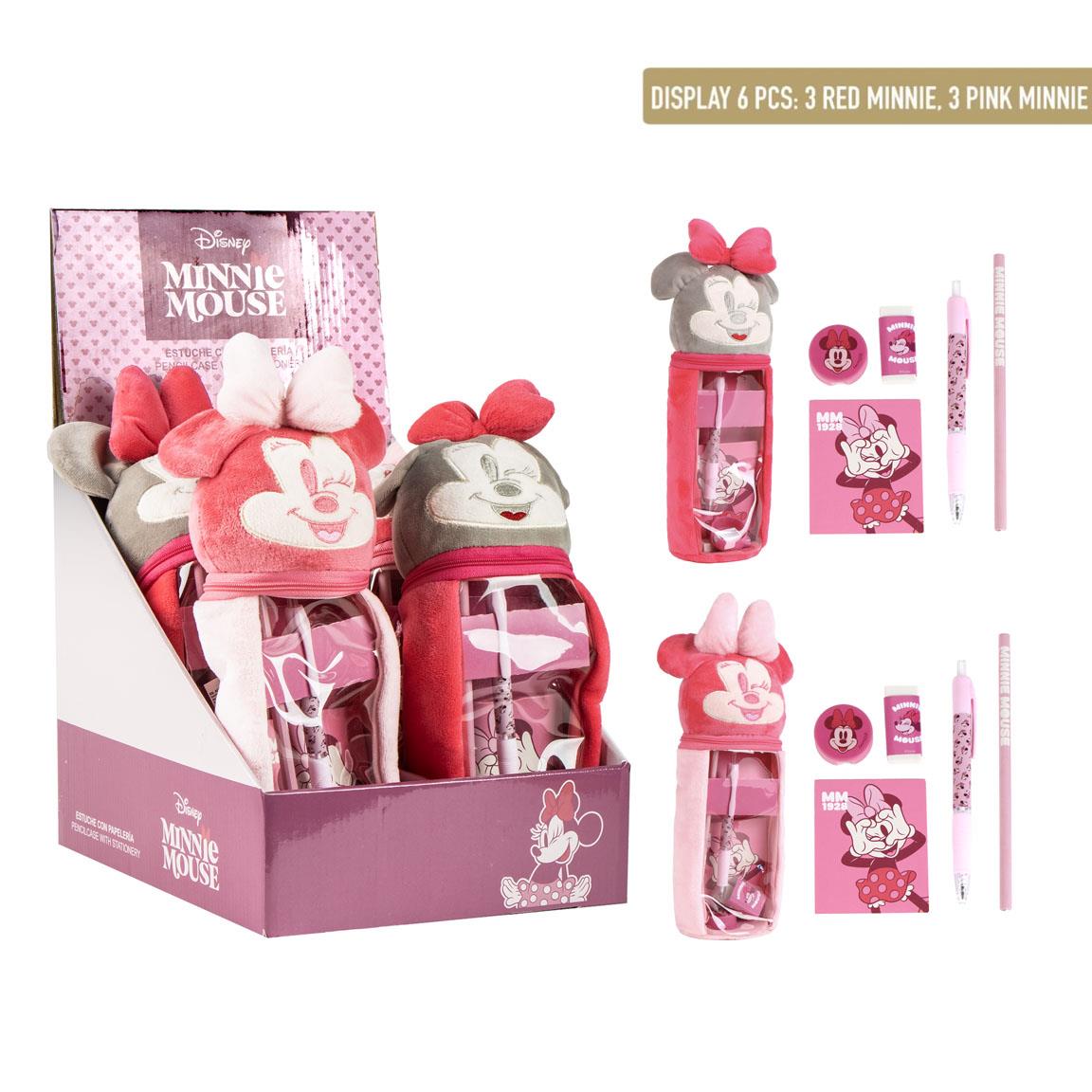 Minnie- Porta-Lápis em peluche c/ acessórios