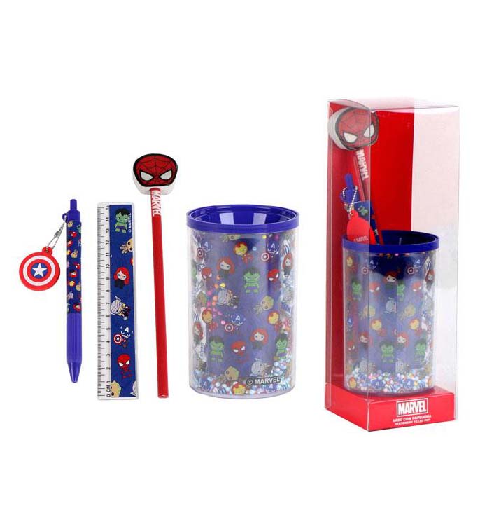 Avengers- Blister escolar 4 peças