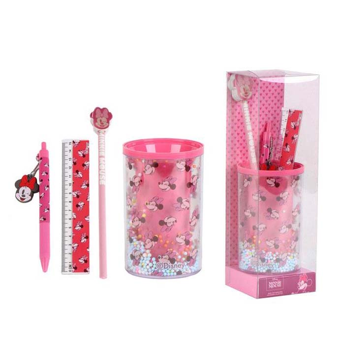 Minnie- Blister escolar 4 peças