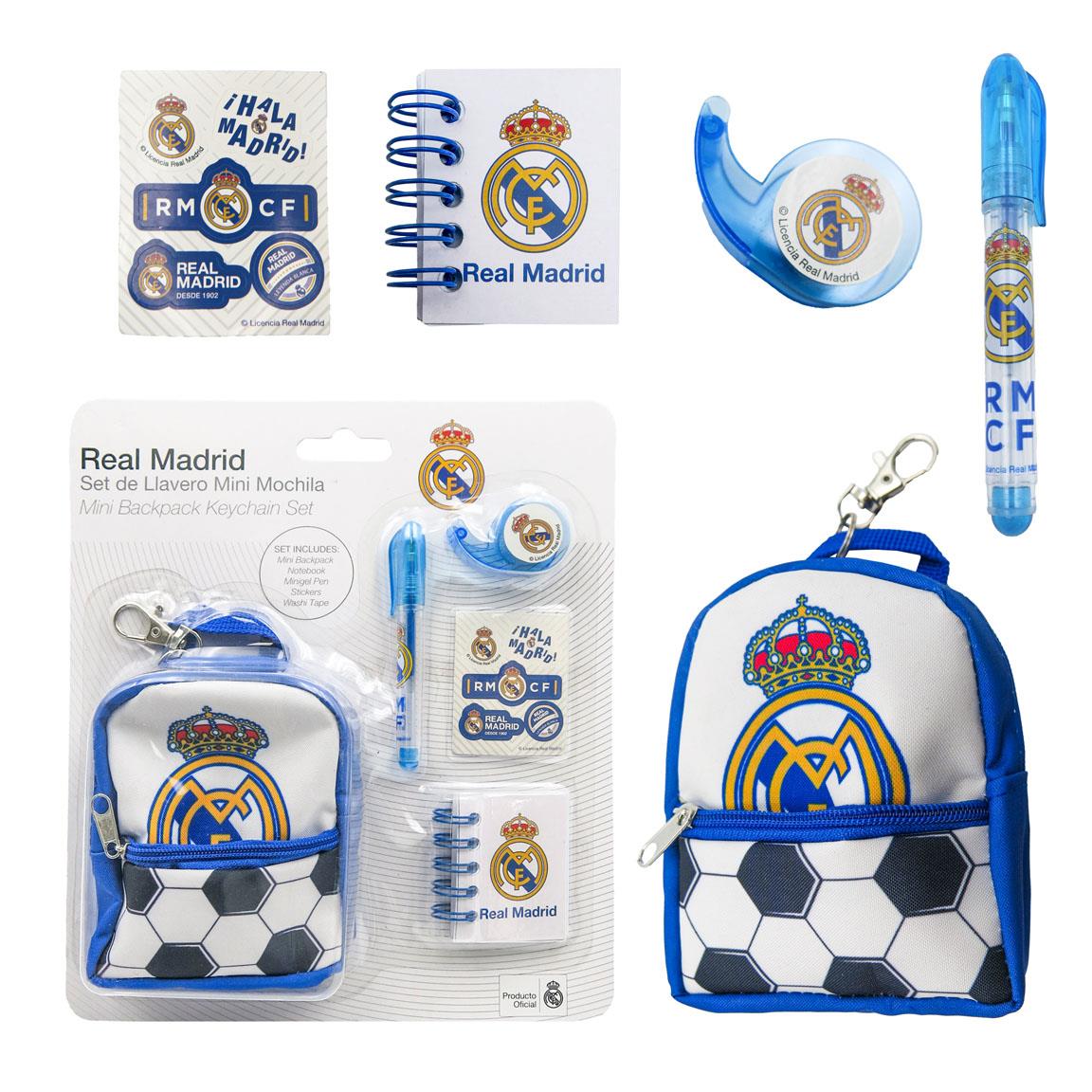 Real Madrid- Blister escolar 5 peças