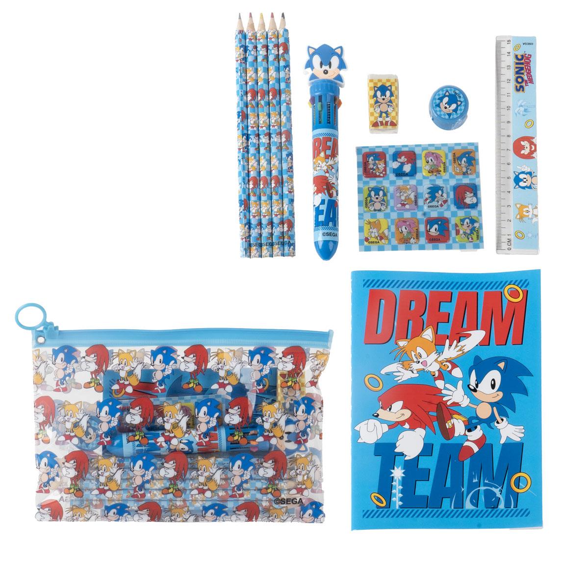 Sonic- Blister escolar em bolsinha