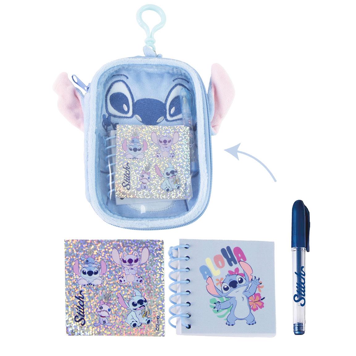 Stitch- Blister escolar em bolsinha