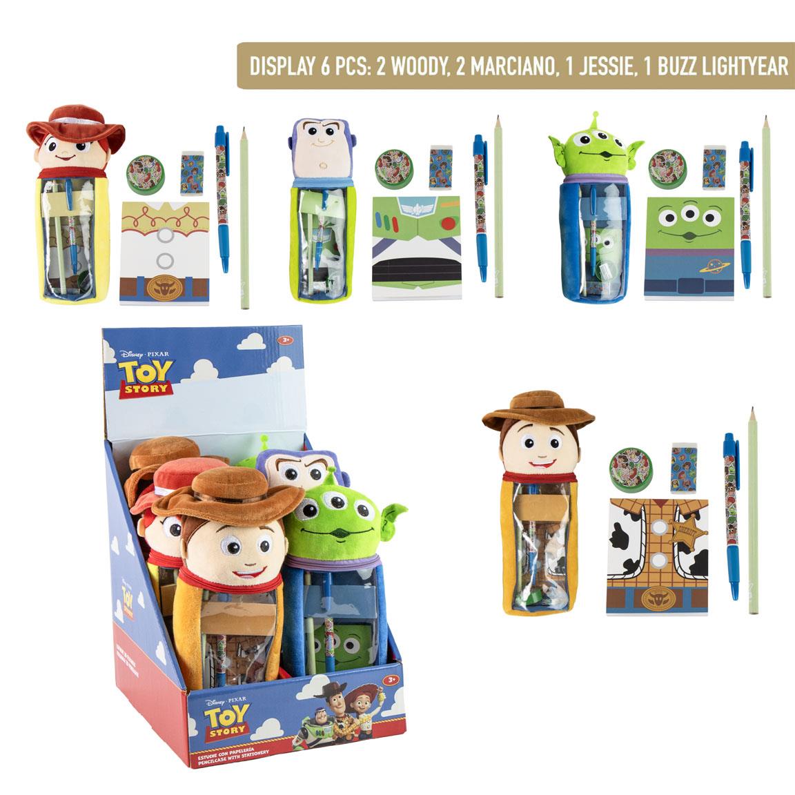 Toy Story- Porta-Lápis em peluche c/ acessórios