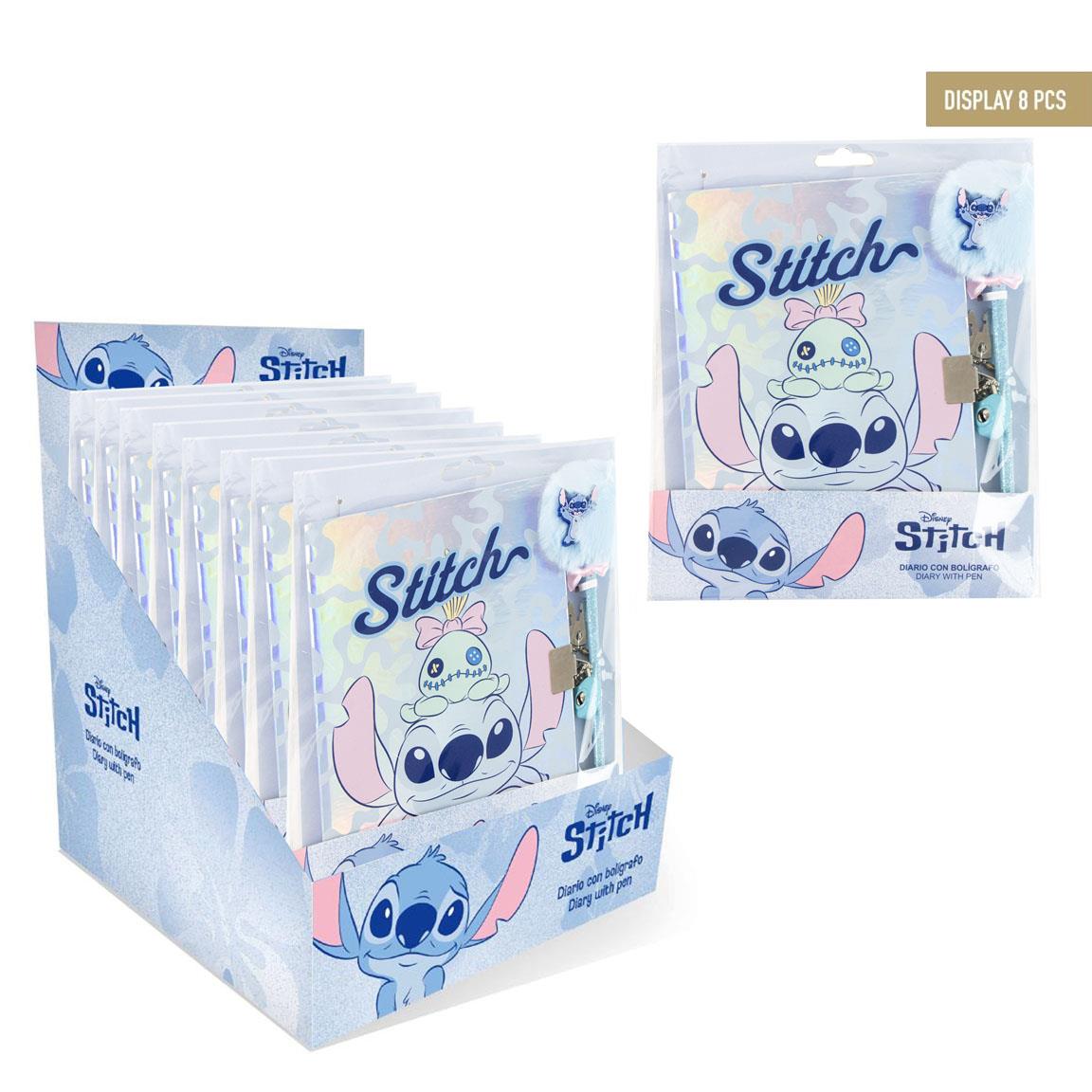 Stitch- Conjunto de Diário + Esferográfica
