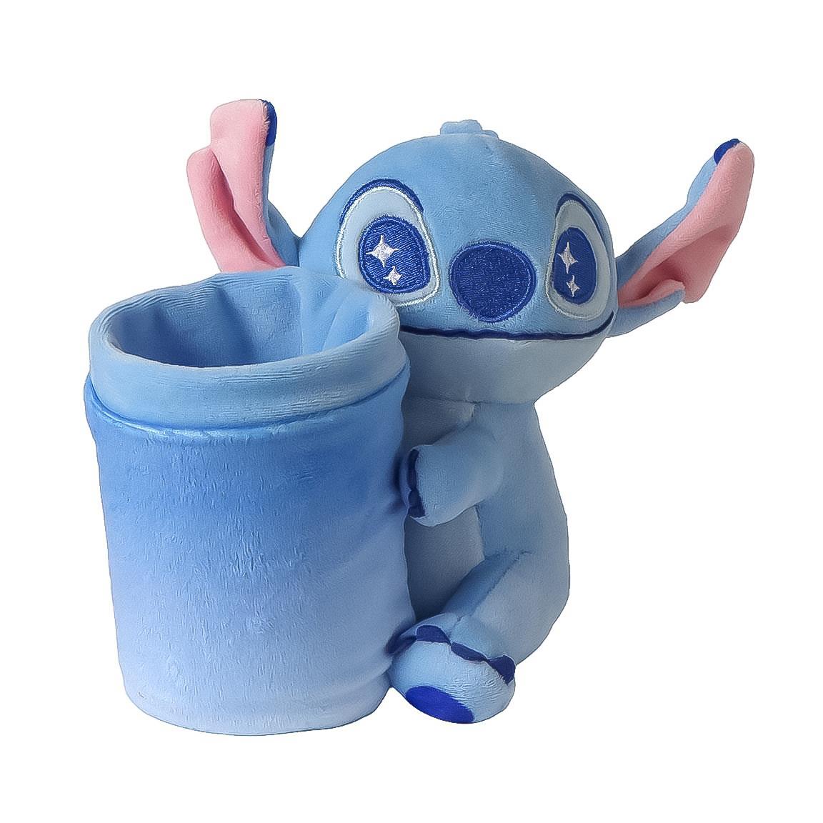 Stitch- Copo porta-canetas 3D c/ peluche