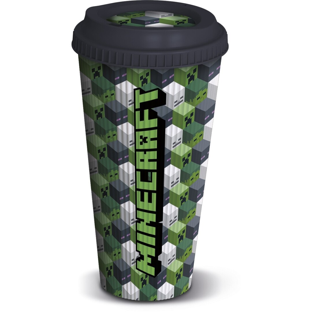 Minecraft- Copo c/ tampa 790ml