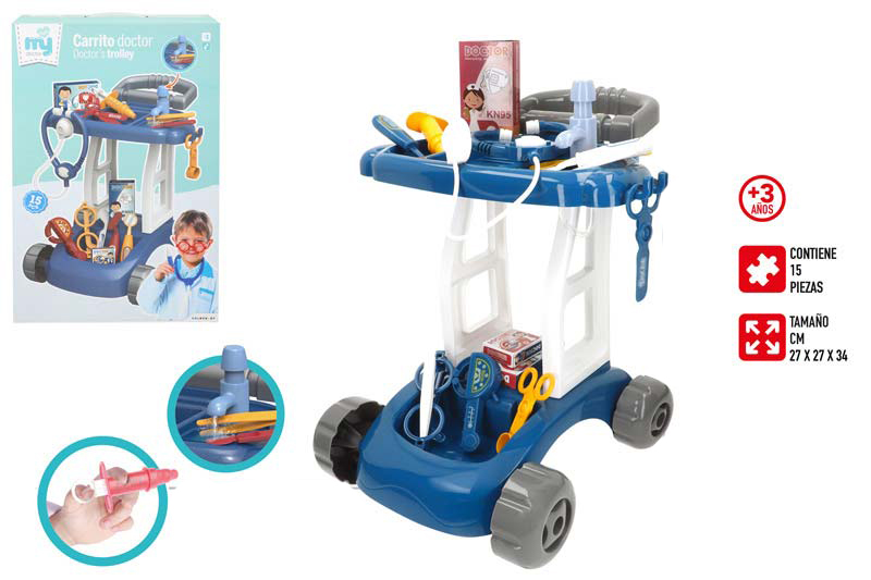 Toys- Carrinho c/ acessórios de Médico