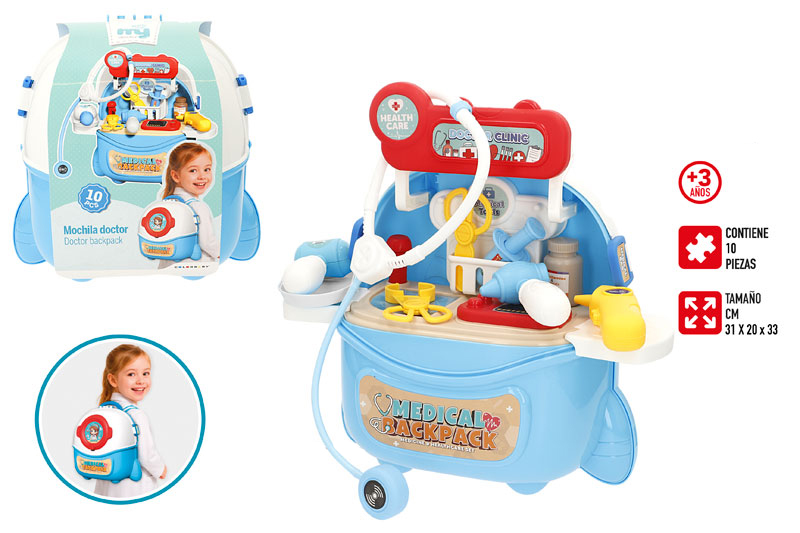 Toys- Mochila c/ acessórios de Médico