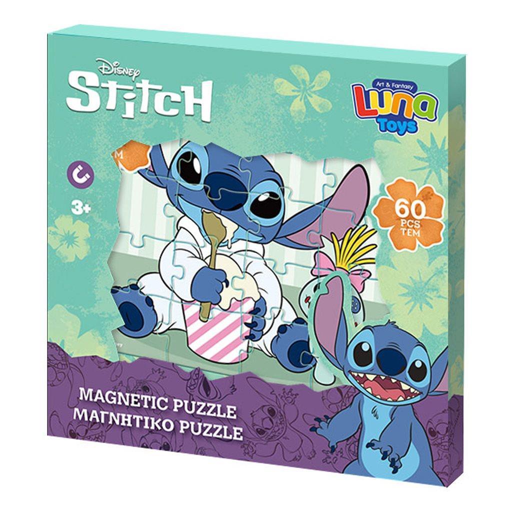 Stitch- Puzzle Magnético 60 peças