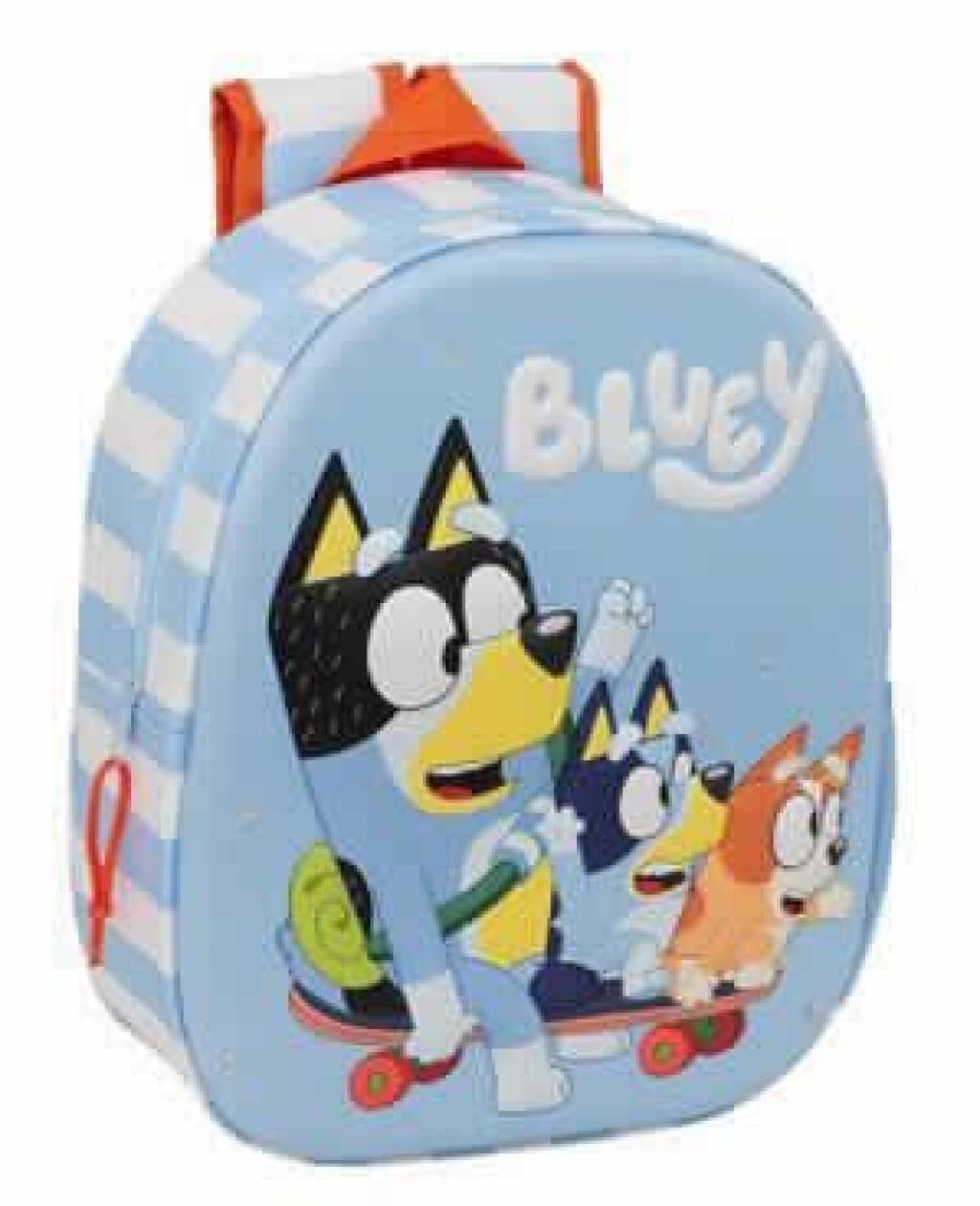 Bluey- Mochila infantil 3D c/ Leds