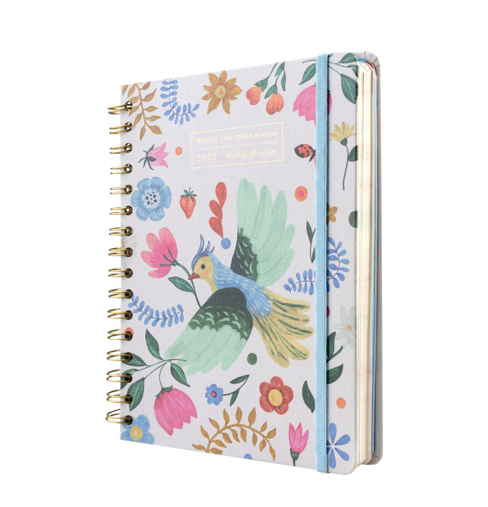 Folk Flowers- Agenda Anual A5 
