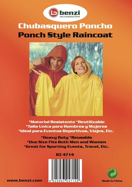 BZ- Poncho de chuva