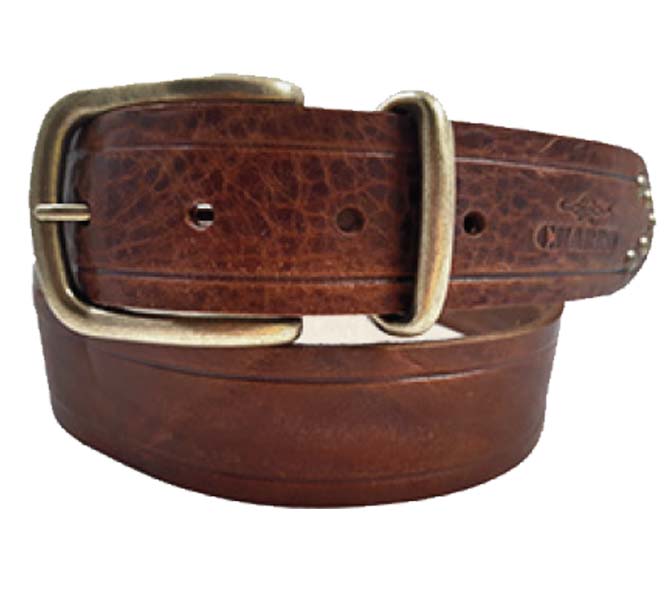Charro- Cinto em pele 40mm com lata