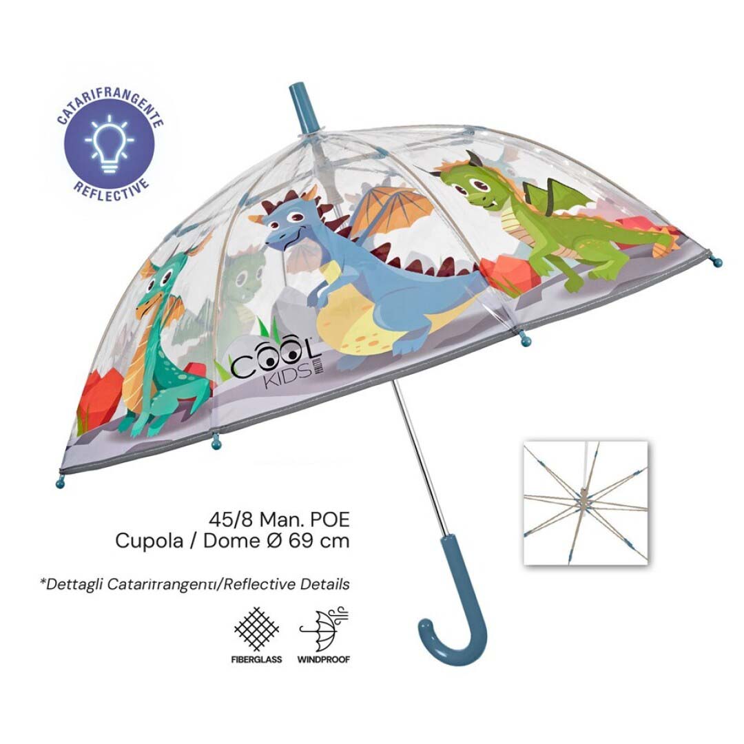 Dragões- Guarda-chuva automático 45cm