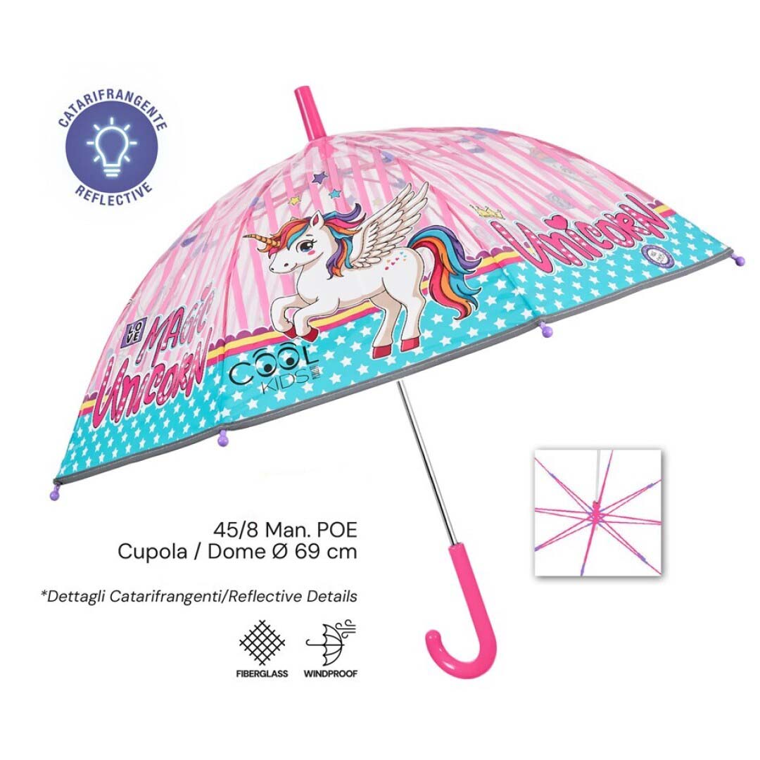 Unicórnio- Guarda-chuva automático 45cm