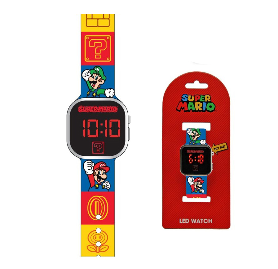 Super Mário- Relógio digital Led Watch