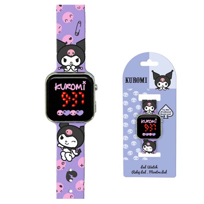 Kuromi- Relógio digital Led Watch