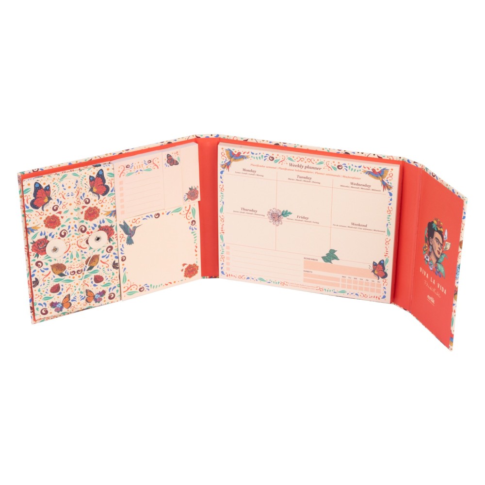 Frida Kahlo- Planificador semanal c/ stickers