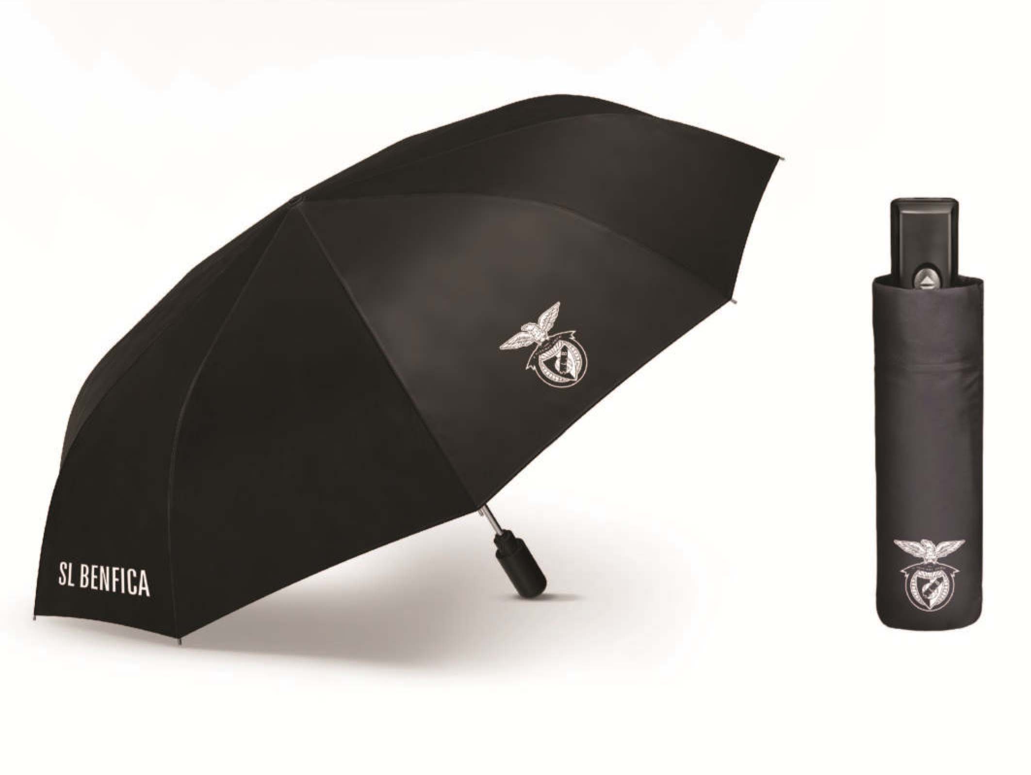 SLBENFICA- Guarda chuva adulto aut. Abre e fecha 53,5 cm