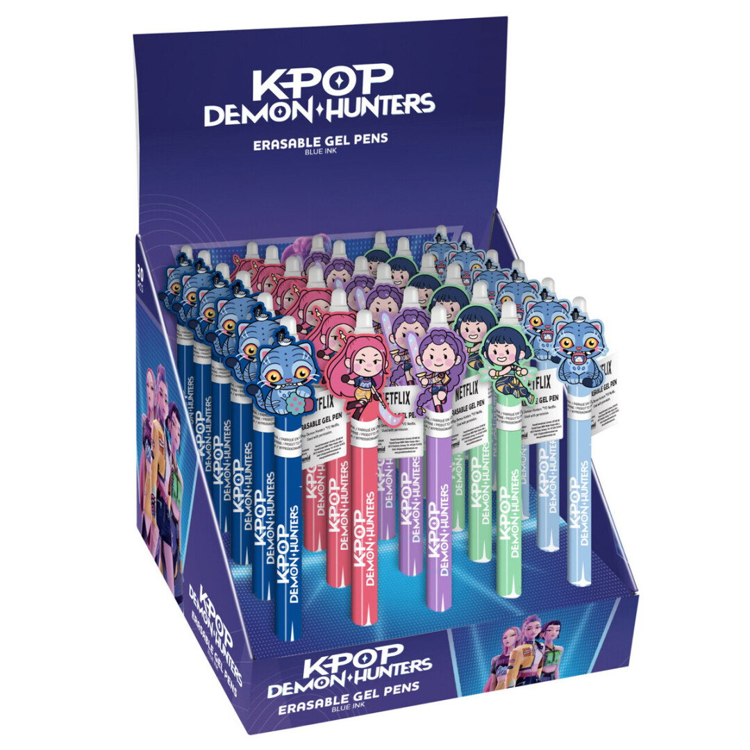 K-POP- Esferográfica auto-apagável