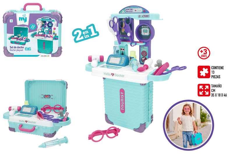Toys- Mala c/ acessórios de Médico