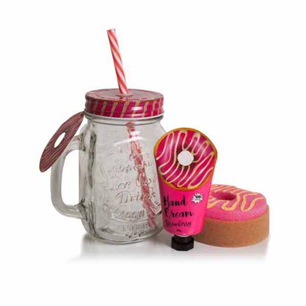 Girl Power- Creme de mãos em caneca c/ palhinha