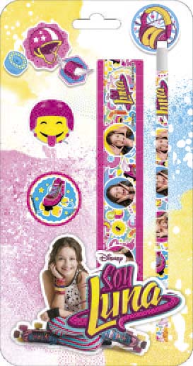 Soy Luna- Blister Escolar 4 peças ZPS4L10